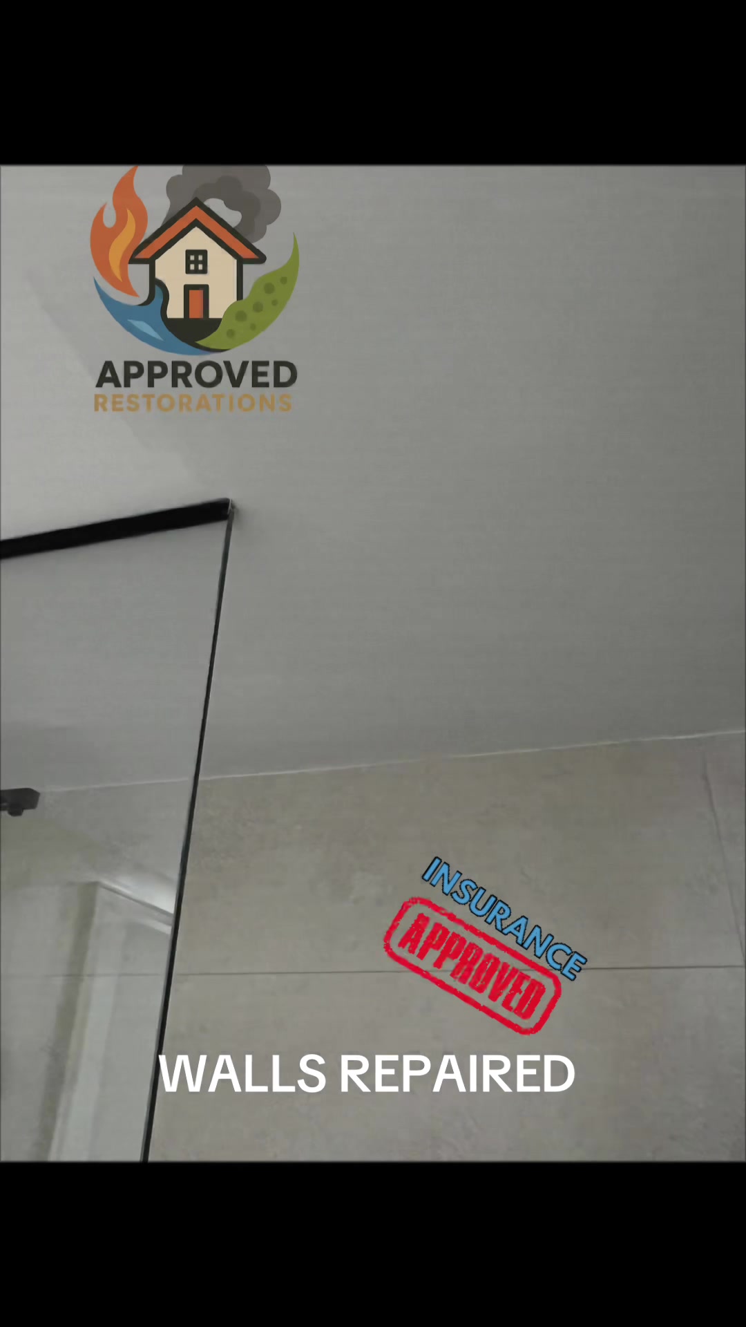 A water leak from an upper unit damaged this condo's closet and washroom ceiling, so our team is rebuilding the affected walls and ceiling, installing new flooring, and ensuring every surface is pristine and ready for a fresh coat of paint.