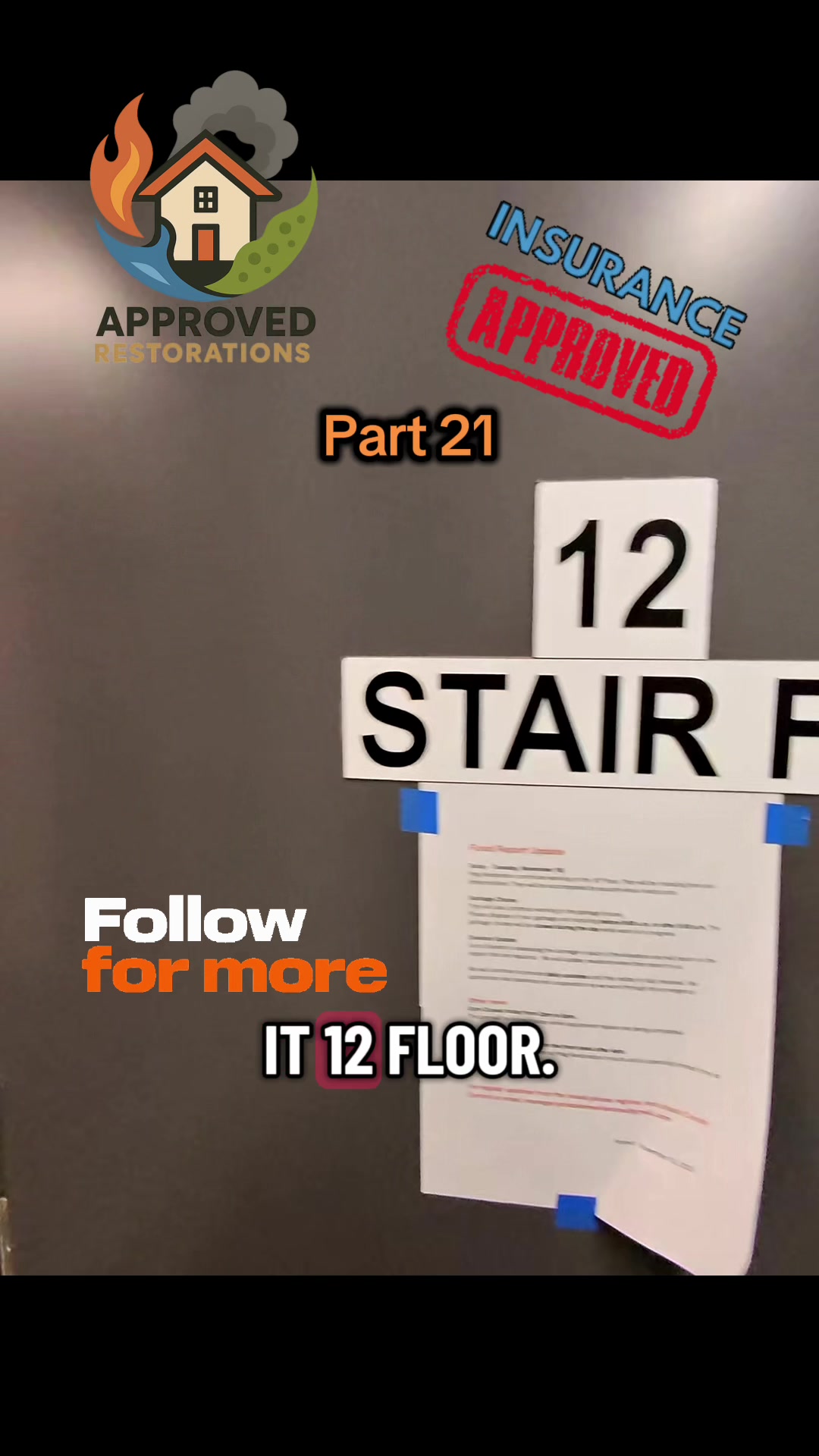 A major flood soaked this 12th-floor condo, so we've moved all the dehumidifiers and fans out of the way to walk the space efficiently — our team is now testing a new DocuSketch 3D camera, capturing double-sided shots of the main floor and spare bathroom to build a complete digital sketch.