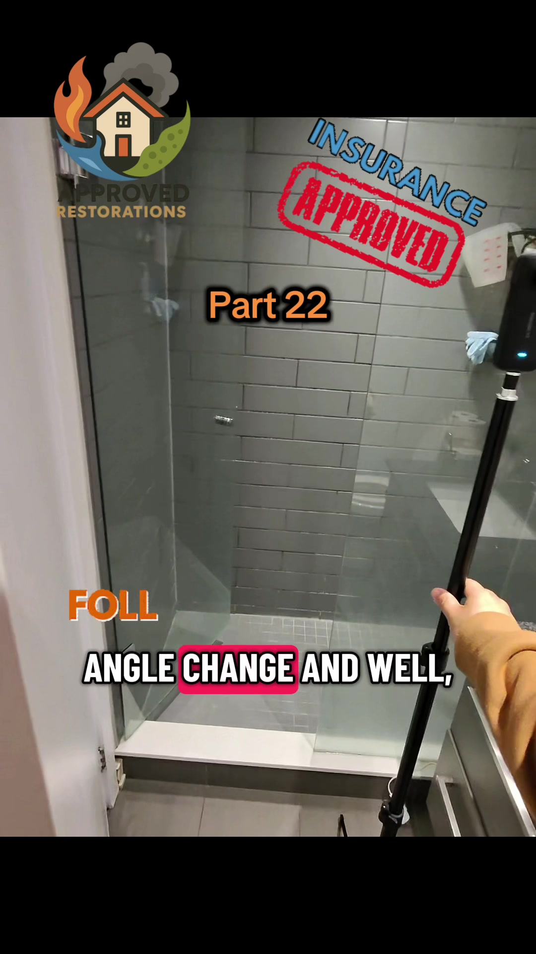 Following a major flood at this Yorkdale condo, our team is finalizing 3D room scans around the running dehumidifiers to generate an Xactimate emergency estimate, and we are coordinating a joint walk-through with the insurance adjuster to clearly separate our mitigation work from the wall repairs the condo board must handle.