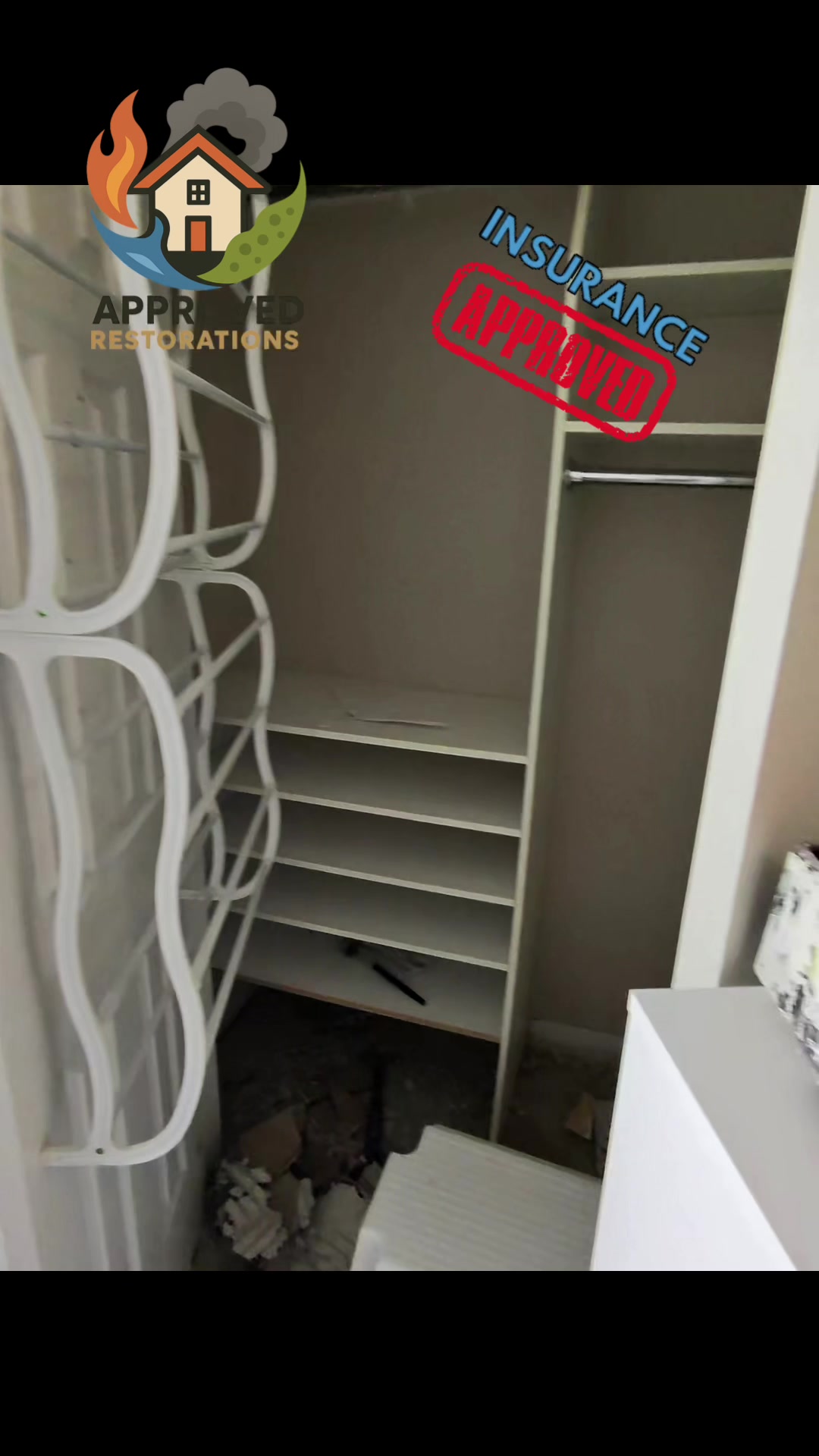 After severe water damage at this Vaughan home forced a complete tear-out of the kitchen, island, and flooring, our crew is currently rolling fresh paint onto the ceilings around the new pot lights, prepping the space so we can lay down the newly delivered floors as soon as everything dries.
