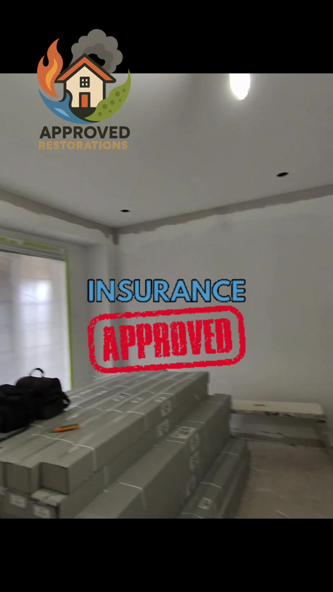 Deep into the rebuilding stage following severe water damage at this Richmond Hill property, our team is extending the main-floor bulkhead and wiring fresh pot lights, while our techs head upstairs to lay down the newly arrived hardwood flooring and lock in the stair nosing.