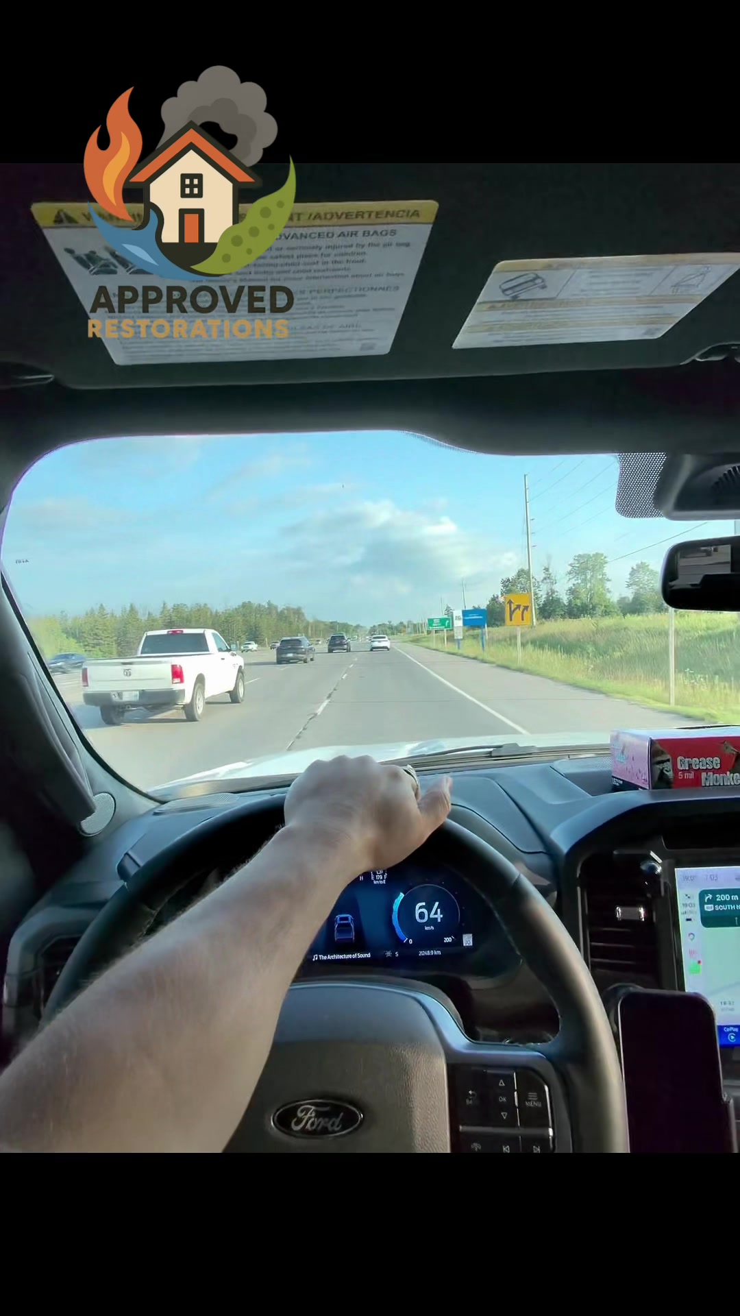 Rolling down the highway on an emergency commercial call, our team is heading to a local retail space for a critical roof inspection, ready to track down the source of active water damage, map out the compromised decking, and stop the leak before the store's inventory takes a hit.