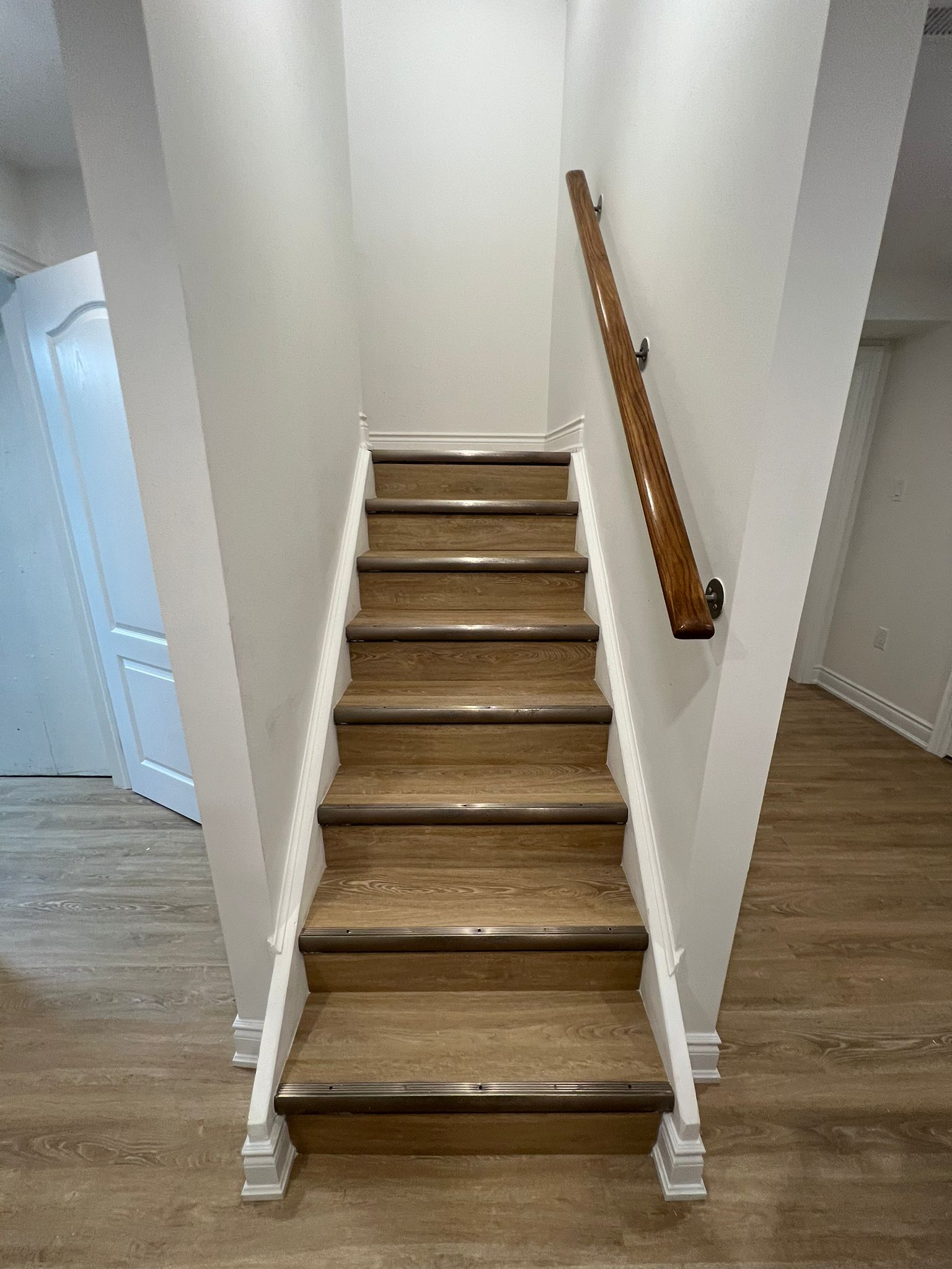 Basement after water flood restoration